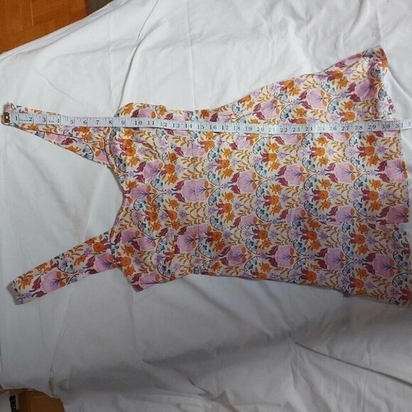 Free People Sasha Mini Dress Coquette Cottagecore Floral Sweetheart Small - Picture 8 of 9